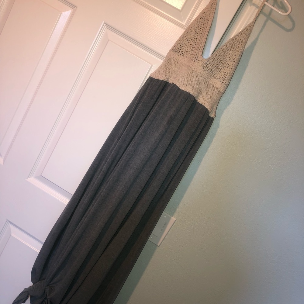 Surf Gypsy crochet top maxi (cute back!)